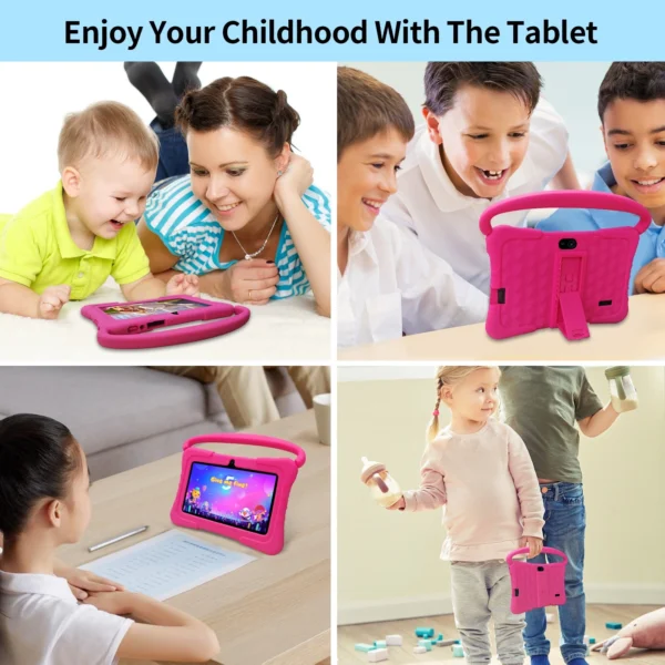 PRITOM Kids Tablet 7inch Android Education PAD 32GB Pad Dual Camera Quad Core - Image 3